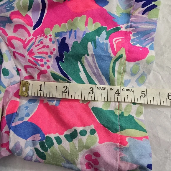 Lilly Pulitzer Vibrant Floral Athletic Shorts - Picture 6 of 8